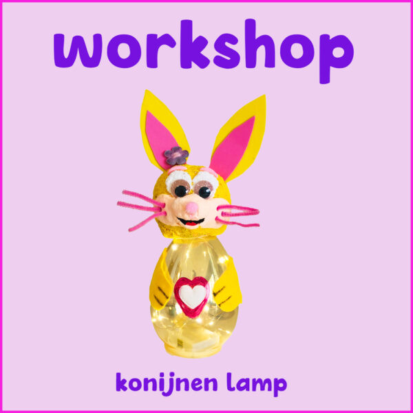 alleen workshop konijnenlamp